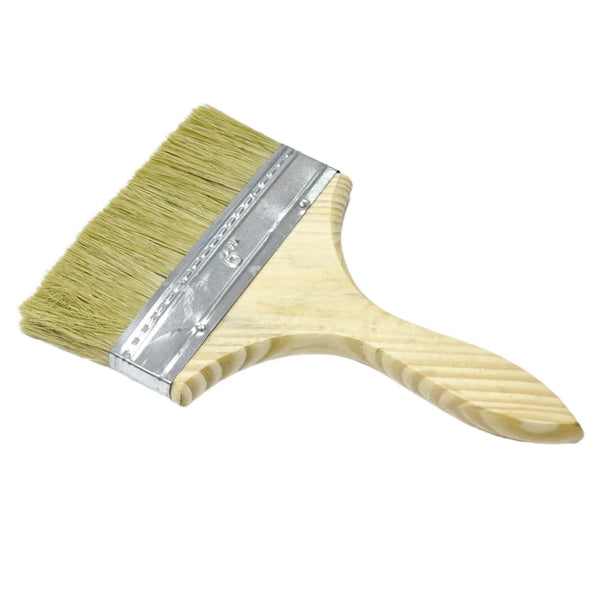 Industrial 6-Inch Wall Painting Brush with a wide bristle head for efficient wall coverage.