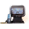 60W Rechargeable Remote Search Light with remote control and strong magnetic base for outdoor use.