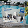 H92 Utra3 Smartwatch Fitness Tracker with IPS display and waterproof features by the poolside.