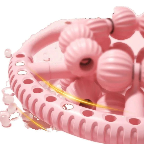 Muscle Roller Leg Clamp Massage Tool features a flexible design with textured rollers for effective tension release.