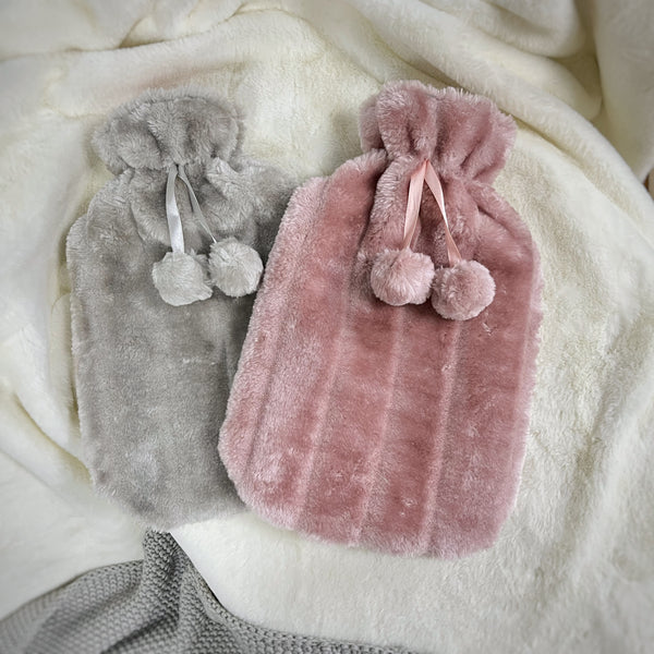 Insulated Hot Water Bottle with Soft Cover