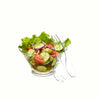 Large Round Acrylic Salad Bowl Set
