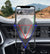 Magnetic Car Cell Phone Holder securely displaying a phone for navigation while driving.