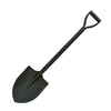 Carbon Steel Round Point D Handle Shovel with a long handle and sharp blade for efficient digging and landscaping.