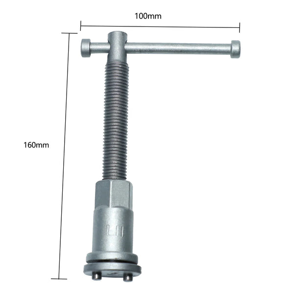 21pc Universal Brake Caliper Wind Back Tool Kit component showing detailed measurements and design.