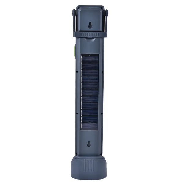 Solar ABS Outdoor Emergency Flood Light side view showcasing solar panel design and durable ABS material.