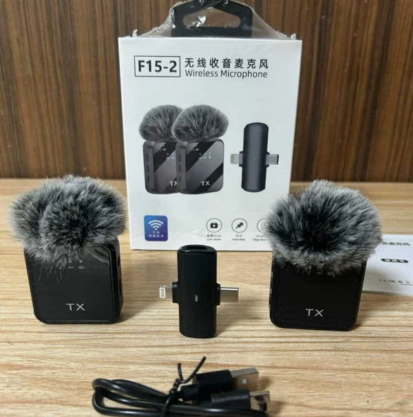 F15 Noise Cancelling Wireless Collar Microphone