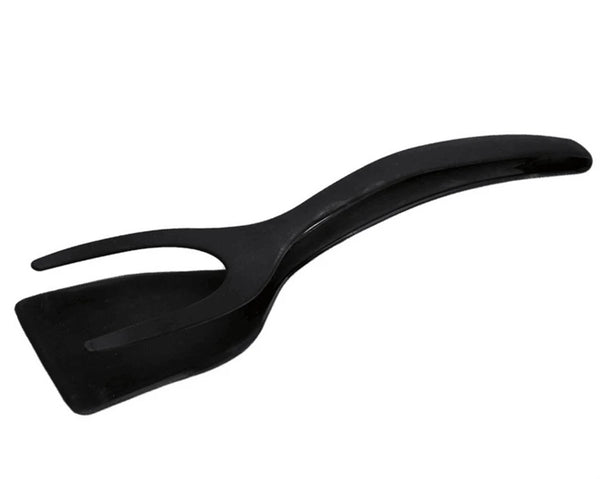 2-in-1 Silicone Egg Spatula and Flip Tong