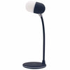 Wireless 15W Charging Bluetooth Speaker with LED Touch Lamp showcasing its stylish design and functionality.