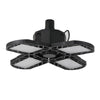 Solar LED Garage Light with Remote – 4 Leaf Folding Panels providing bright illumination for garages or outdoor spaces.