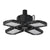 Solar LED Garage Light with Remote – 4 Leaf Folding Panels providing bright illumination for garages or outdoor spaces.