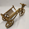 Gold Bicycle Wine Bottle Holder and Display Stand