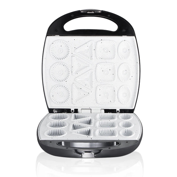 1400W Electric Cookie Maker - High Power Baking Appliance with baking molds for various cookie shapes.