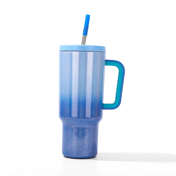 40oz Gradient Rainbow Stainless Steel Ice Tumbler