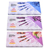Kitchen Knife Set Color Heat Transfer Pattern Six-Piece Set in colorful packaging for stylish kitchen use.