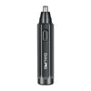 Professional Nose & Ear Hair Trimmer in sleek black design for precise grooming of unwanted hair.