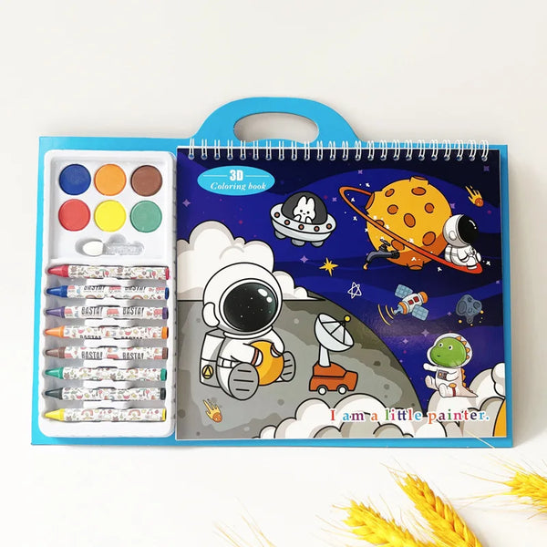 Magic Water Painting Preschool Sketchbook