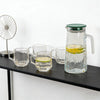 5-Piece Elegant Glass Water Pitcher Set