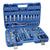 172pcs Auto Repair Mechanic Socket Tool Set displayed in a blue organized case with various tools.