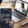 AI Instant Multi Language Real Time Translation Earbuds for seamless communication in multilingual video calls.