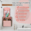 Quilted Water-Resistant Hanging Makeup Bag