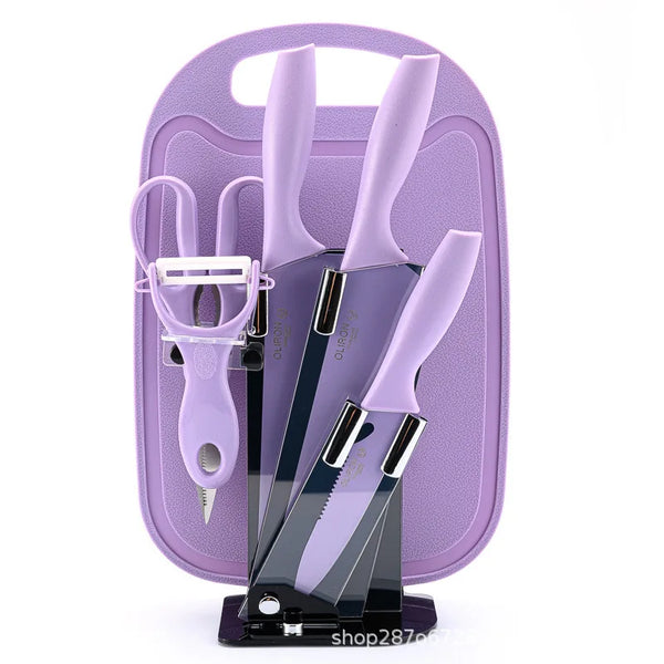 7pcs Stainless Steel Kitchen Knife Set