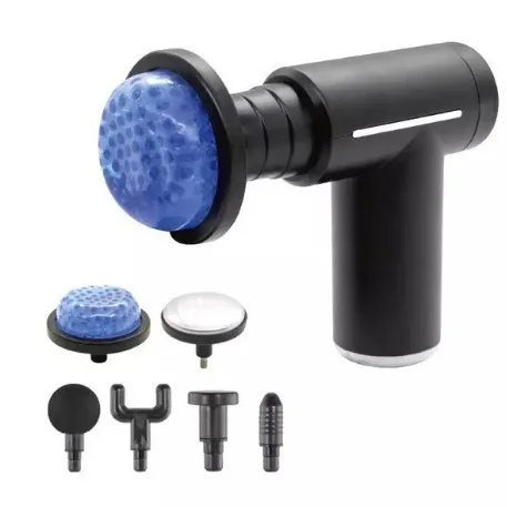 Professional Deep Tissue Muscle Massage Gun with interchangeable attachments for targeted muscle relief.