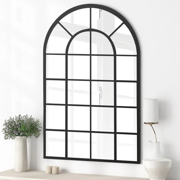 Decorative Metal Arched Wall Mirror
