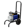 Electric High Pressure Airless Paint Sprayer on a wheeled cart for easy mobility and efficient painting.