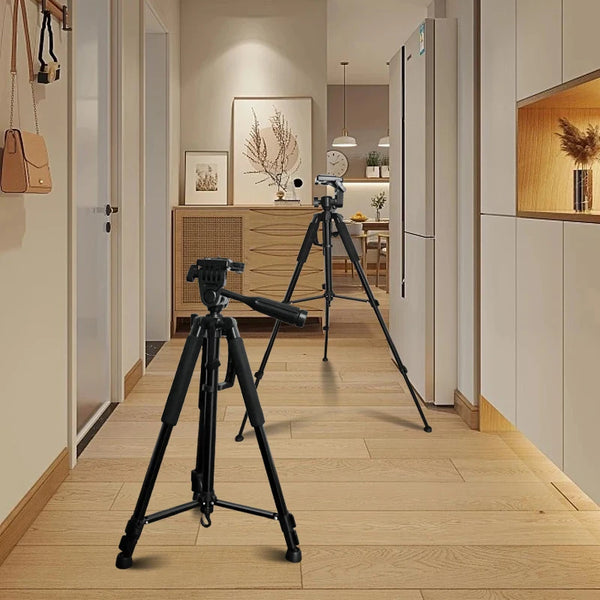 Portable Tripod Stand With Phone Holder