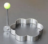 Egg Mold Pan Ring - stainless steel shaper for flower-shaped eggs or pancakes.