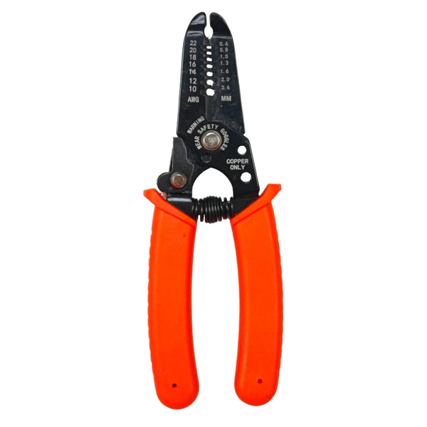 Multi-Function Household Combination Set - wire stripper tool with orange handles and measurement markings.
