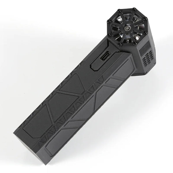 Handheld Turbo Fan Powerful Cordless Air Blower top view image showing the sleek design and powerful fan features.