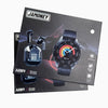 AH19 Smart Connected Watch with Wireless Earphones packaging featuring a smartwatch and earbuds.