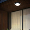 Waterproof Outdoor LED Corridor Ceiling Lamp illuminating a balcony with modern design.