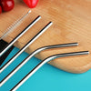 Stainless Steel Reusable Straw Set