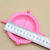 Eco Friendly Plastic Baking & Pastry Tools Set - pink dough cutter with measuring ruler