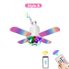 4-Leaves Smart LED Bulb Bluetooth Speaker Projection Light