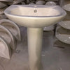 Free Standing Ceramic Pedestal Wash Basin