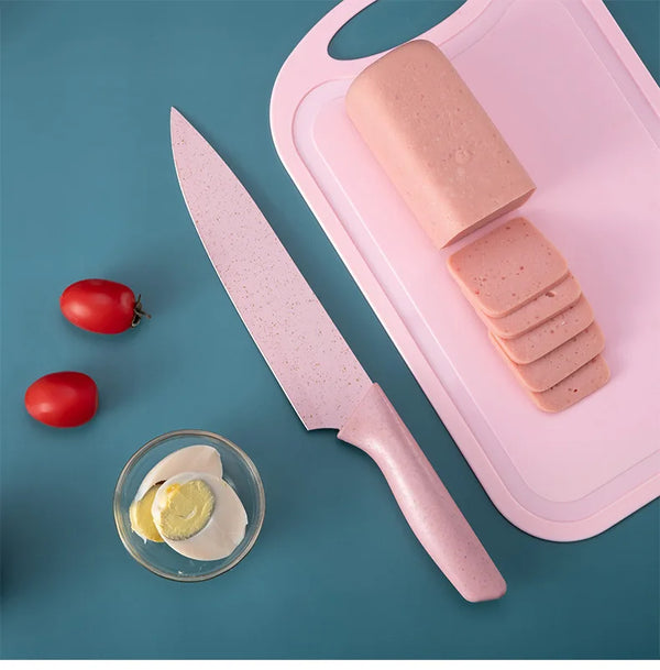 Wheat Straw Knife Set