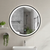 LED Circular Three Color Dimming Bathroom Mirror