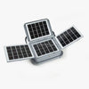 Strong Mobile Portable Camping Solar Light with solar panels open for charging.
