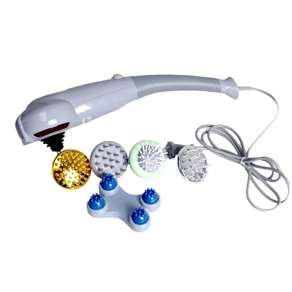 8-Head Infrared Massage Hammer for deep muscle relief and improved circulation in a versatile physiotherapy tool.