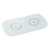 Portable Electric Food Warming Tray with dual heating zones for consistent meal temperature.