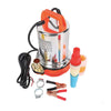 Brushless Solar Water Pump showing the product with accessories and wiring for efficient water transfer.