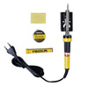 Soldering Iron Kit featuring a soldering iron, rosin, and cleaning sponge for electronics repairs and projects.