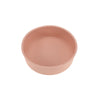 8.8 Inch Round Silicone Cake Baking Pan in light pink color, flexible design for easy release of baked goods.