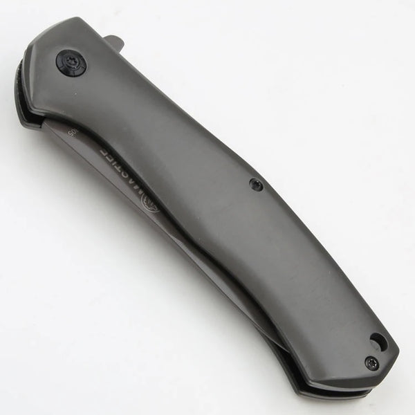 DA305 Steel Handle Folding Survival Knife