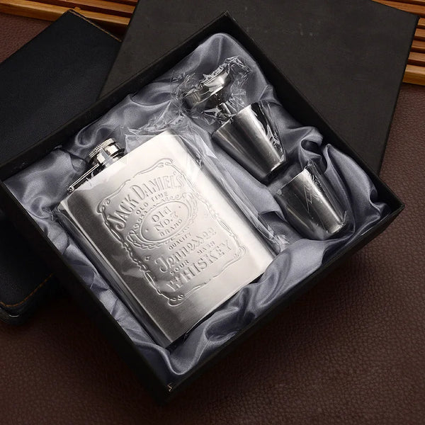 Hip Flask and Funnel Set