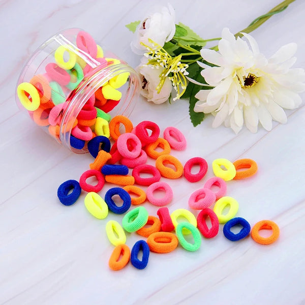 Kids Seamless Rubber Band Hair Rings
